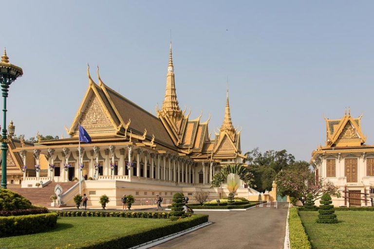the Phnom Penh Royal Palace in Cambodia